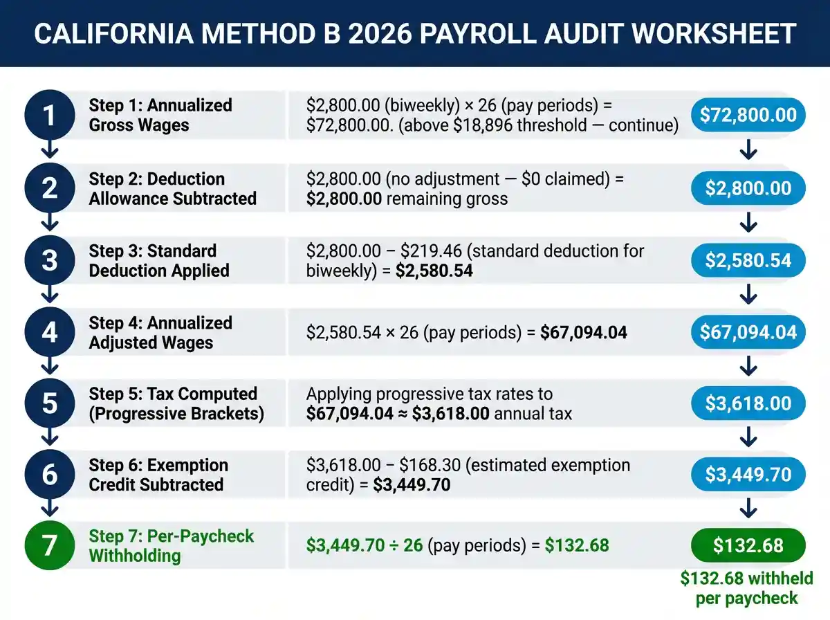 Estimation Algorithm Example California Method B Exact Calculation Guide 2026