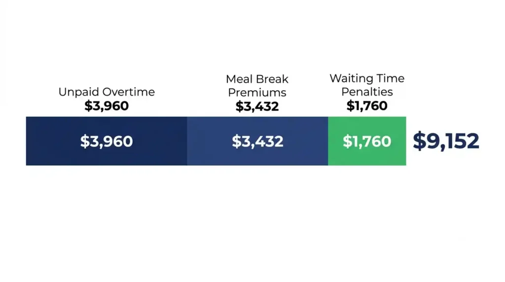 california wage theft recovery example 2026